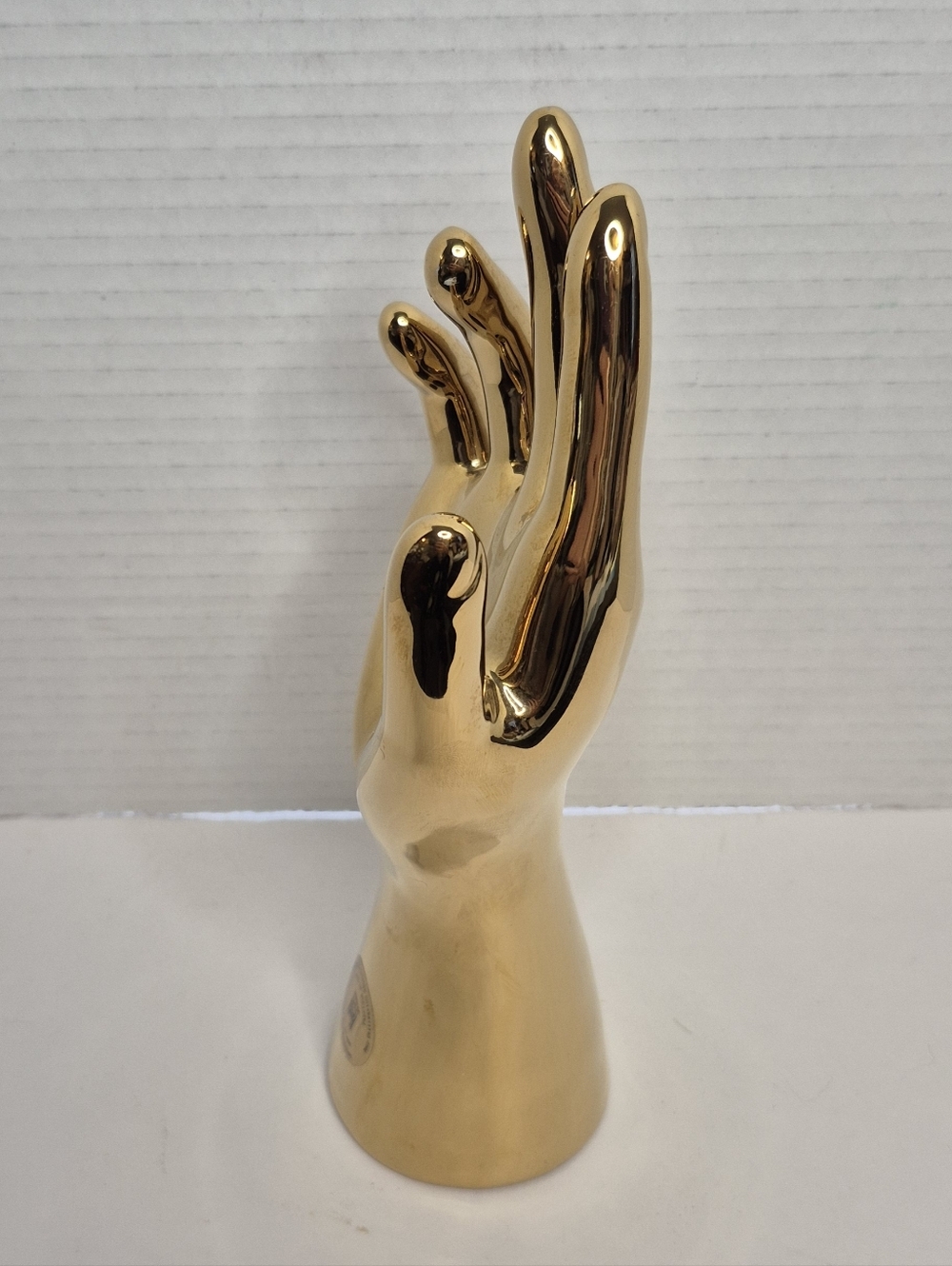 Golden Hand Ceramic Decor Ring Stand New - Picture 5 of 11